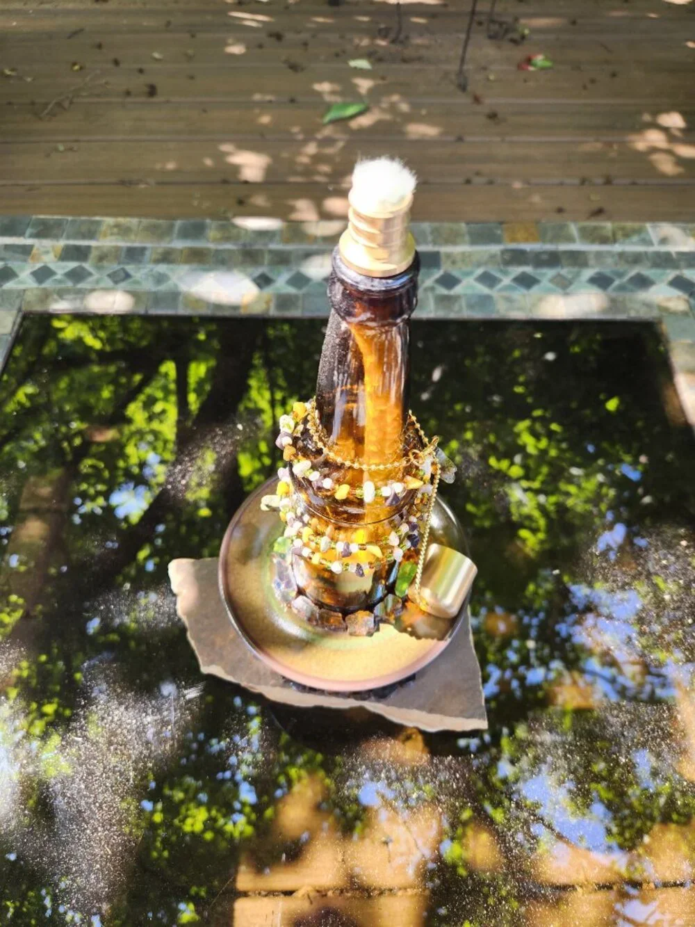Handmade upcycled tiki